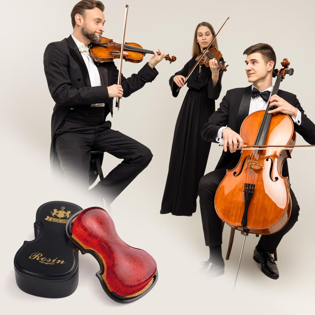 PUNK Natural Transparent Rosin Colophony Suited Violin Cello Viola and other Bowed String Instruments (3A)