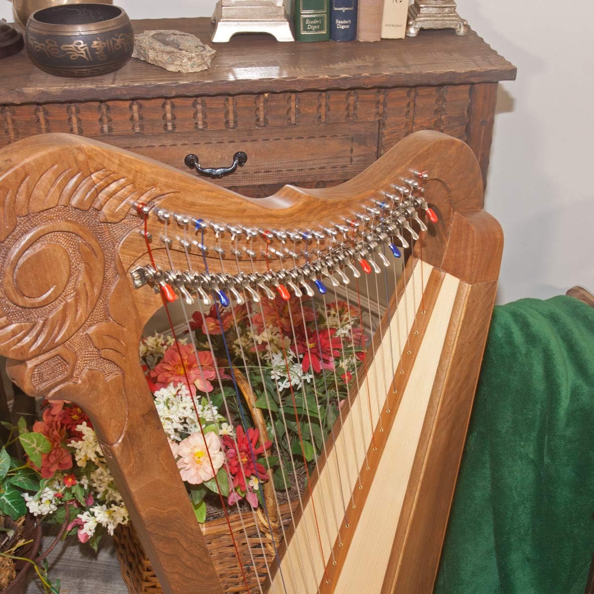 Roosebeck 22-String Parisian Harp w/Full Chelby Levers