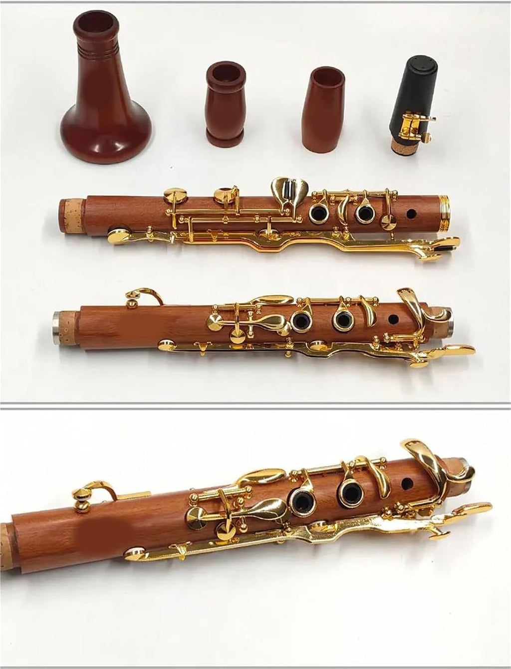 G Gold Plated 18 Key Wooden Clarinet M211 Clarinet