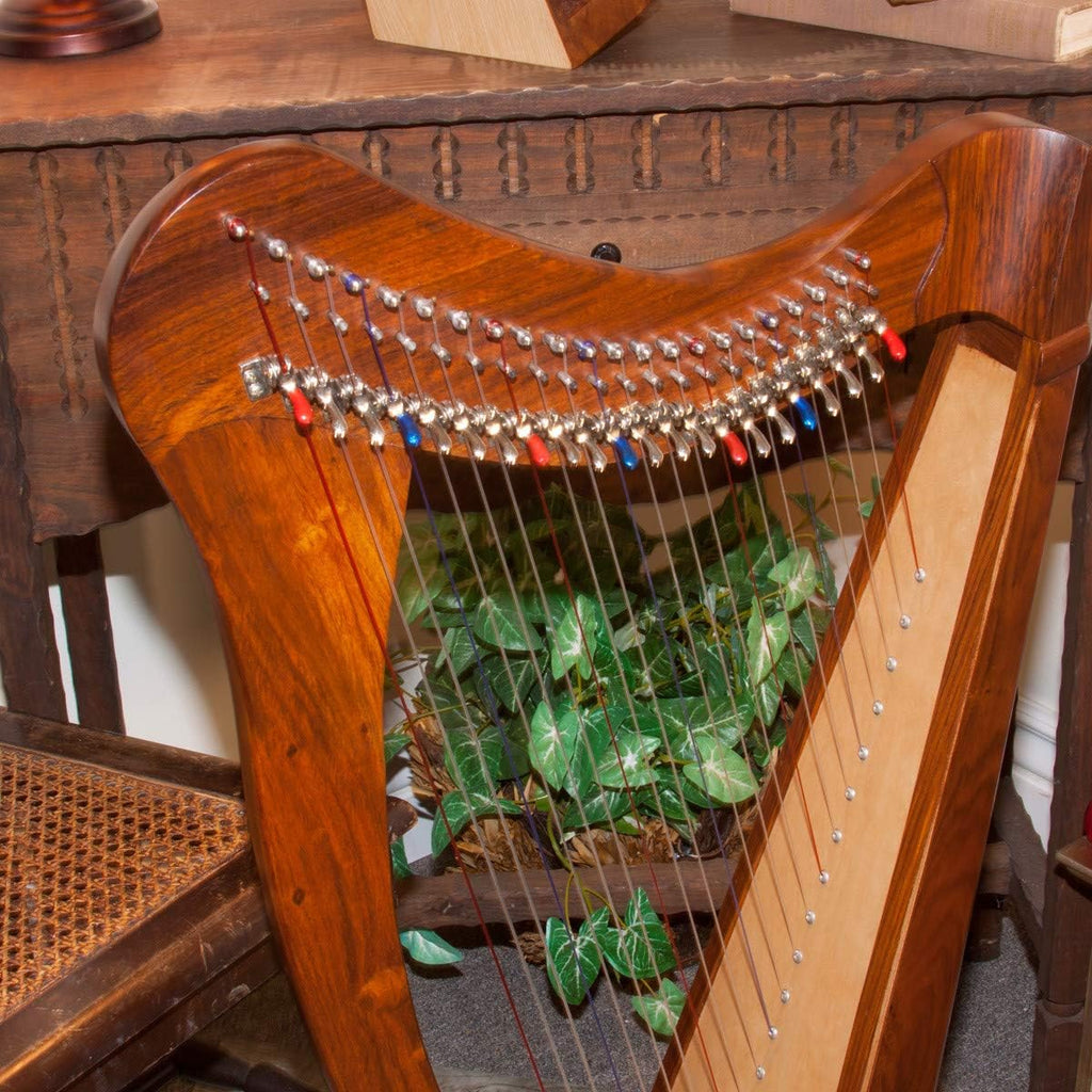 Roosebeck 22-String 5-Panel Heather Harp w/Chelby Levers