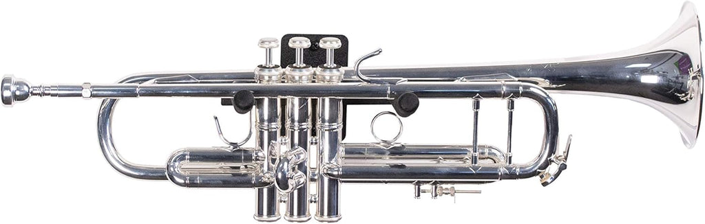 String Swing Horizontal Wall Mount Trumpet Holder - Stand for All Trumpets Including Piccolo and Pocket - Musical Instruments Safe Without Hard Cases - Made in USA