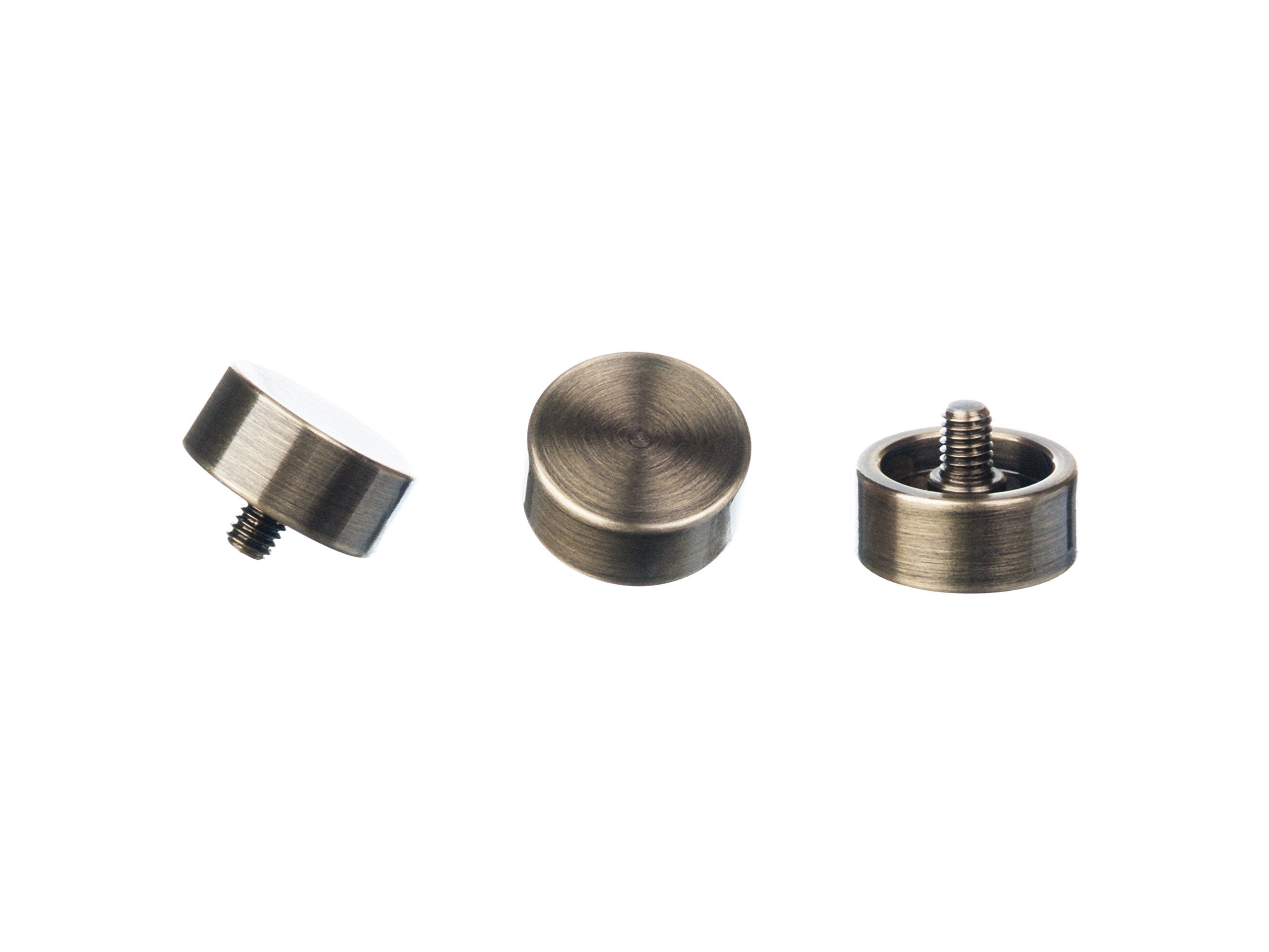 Trumpet Trim Kit for improving the sound. For all Bach Stradivarius Trumpet. Custom made KGUBrass (HEAVY, Antique Bronze Lacquer)