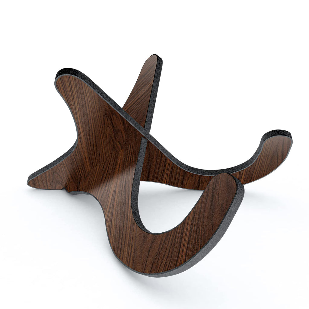 6Pair Wooden Ukulele Stand Violin Mandolin Folding Portable Stand Sapele