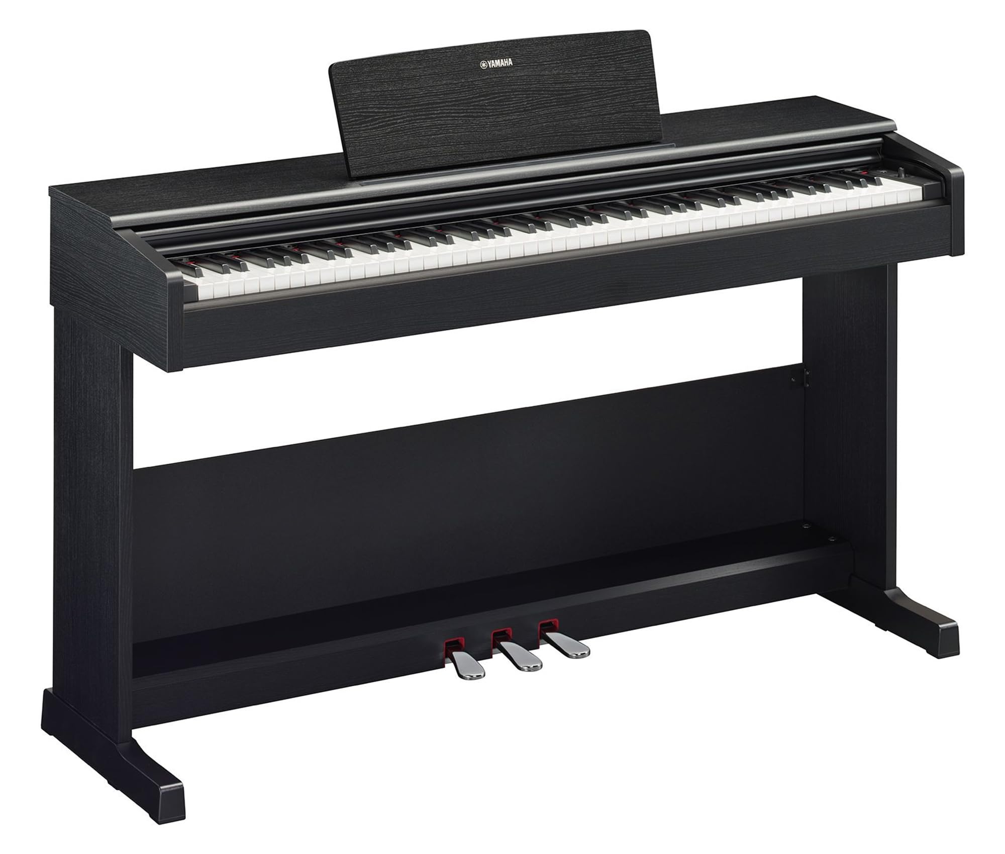 Yamaha Arius Series 88-Key Weighted Action Upright Digital Piano for Beginner and Intermediate Players, Dynamic Response, Grand Piano Sound, 3-pedal Unit, Bench Included, Rosewood YDP105R