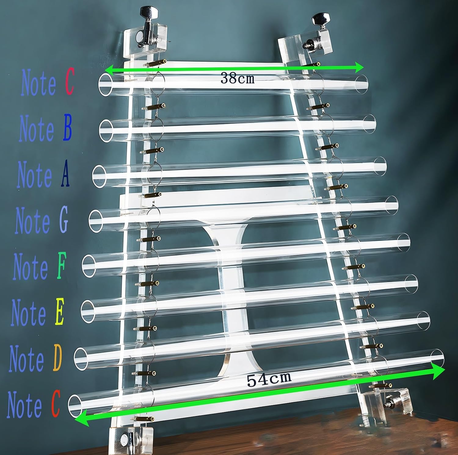 Chakra Crystal Harp,Weird Musical Instruments, for Sound Therapy Healing Meditation, Adjusting Emotional State, Balancing Body Chakra,432 Hz