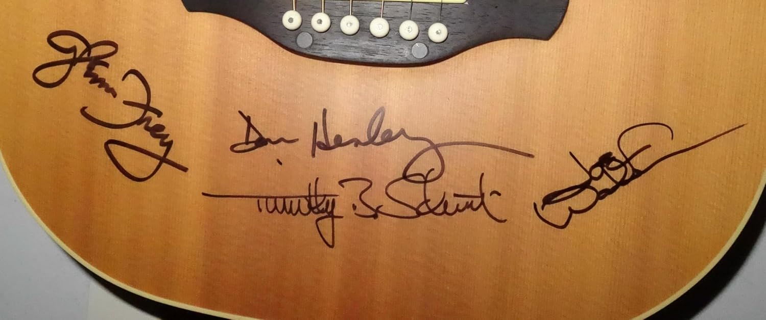 Signed Eagles Autographed Takamine Acoustic Guitar Certified Jsa Loa # Xx55130