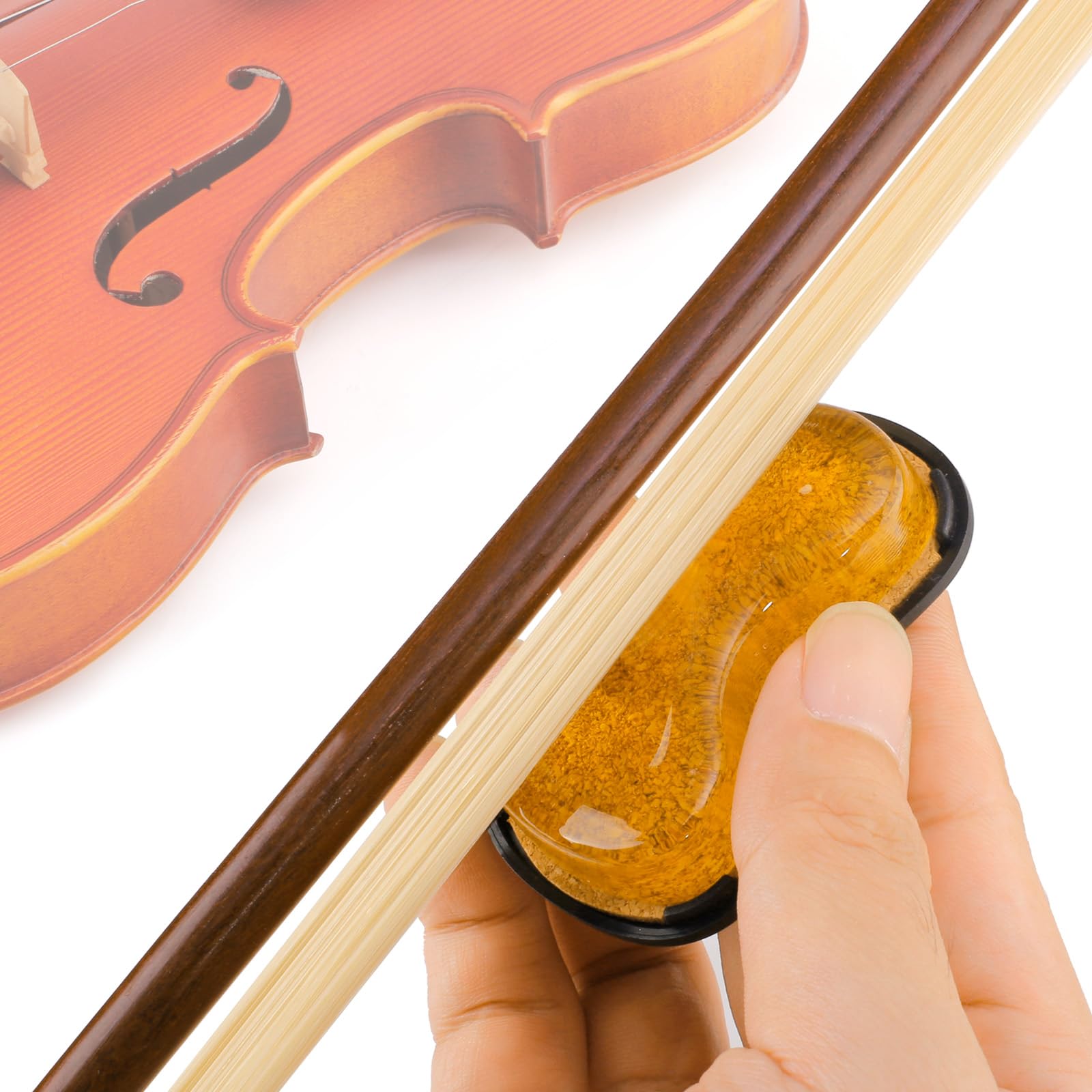 PUNK Natural Transparent Rosin Colophony Suited Violin Cello Viola and other Bowed String Instruments (3A)
