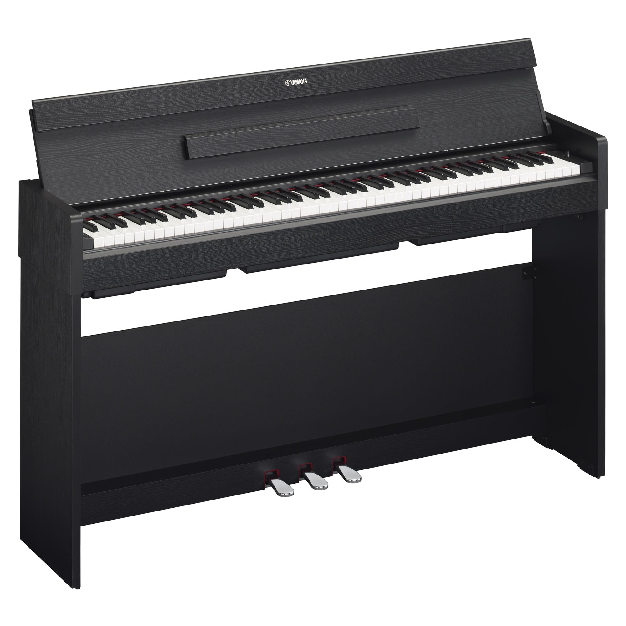 Yamaha Arius Series 88-Key Weighted Action Upright Digital Piano for Beginner and Intermediate Players, Dynamic Response, Grand Piano Sound, 3-pedal Unit, Bench Included, Rosewood YDP105R