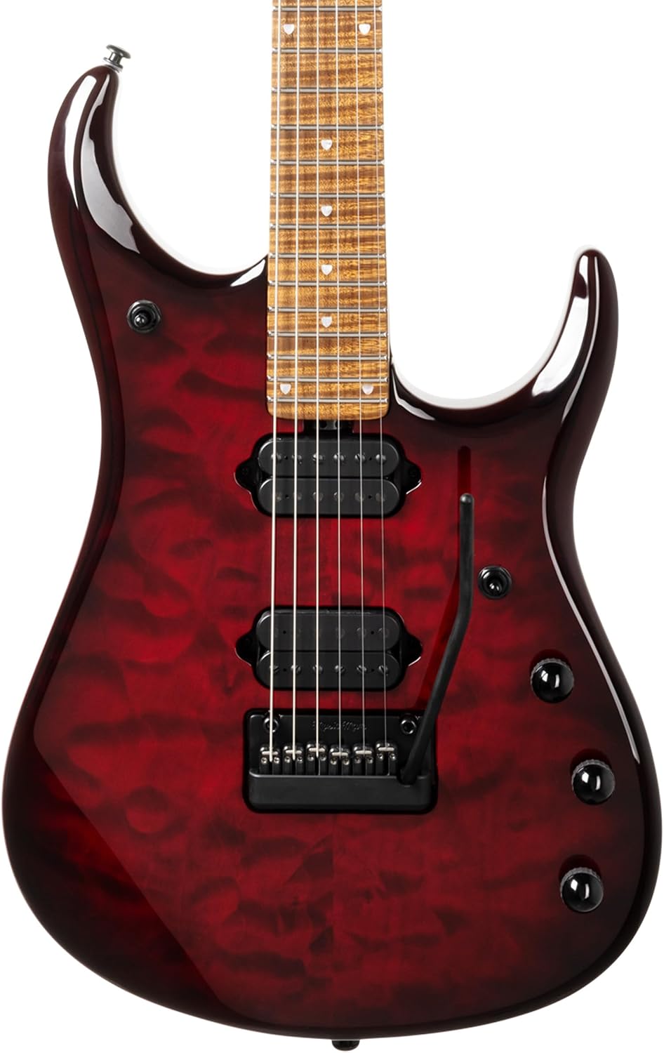 Ernie Ball Music Man JP15 6 John Petrucci Signature Electric Guitar - Red Tide, Maple Fingerboard