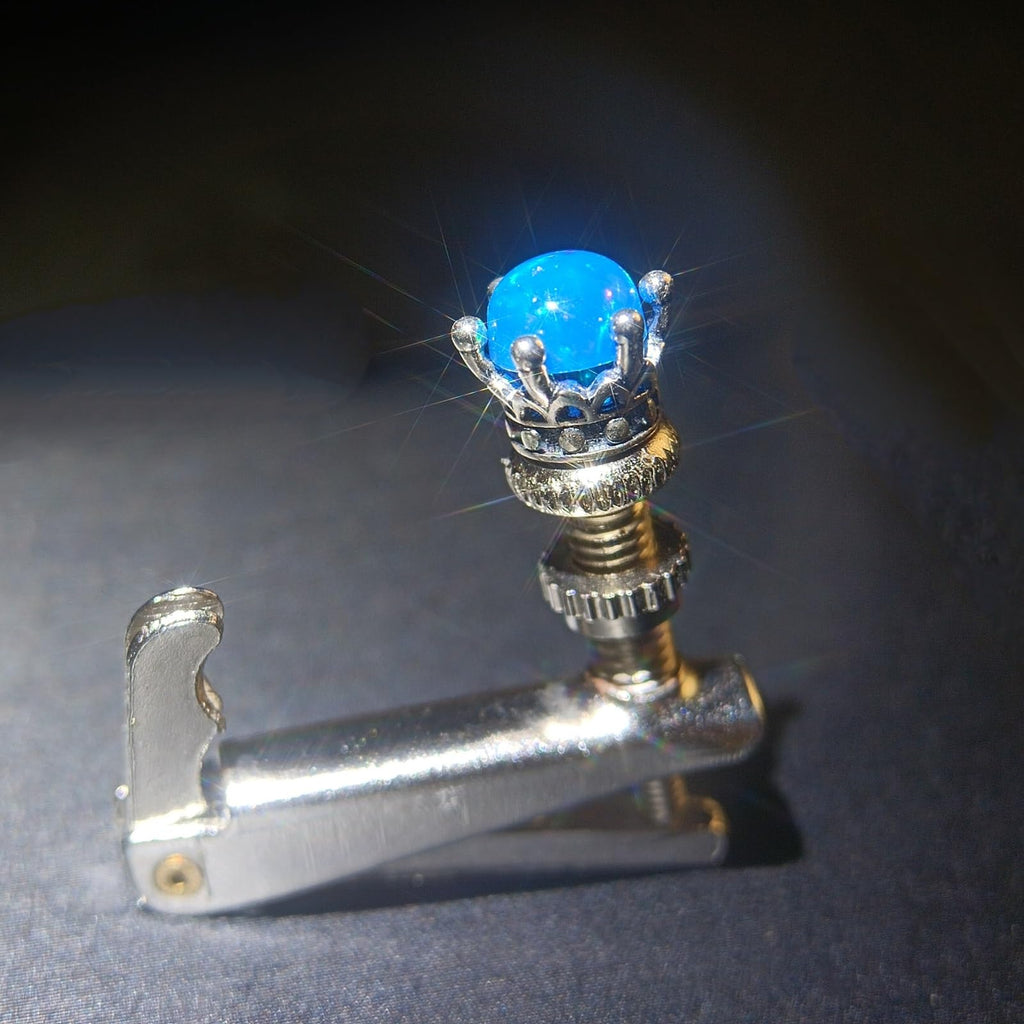 Handmade Creative Violin Fine Tuning Violin Tuners Violin Screw Violin String Adjusters for 3/4 4/4 Violins (20-Sapphire) Fiddle Fine Tuner