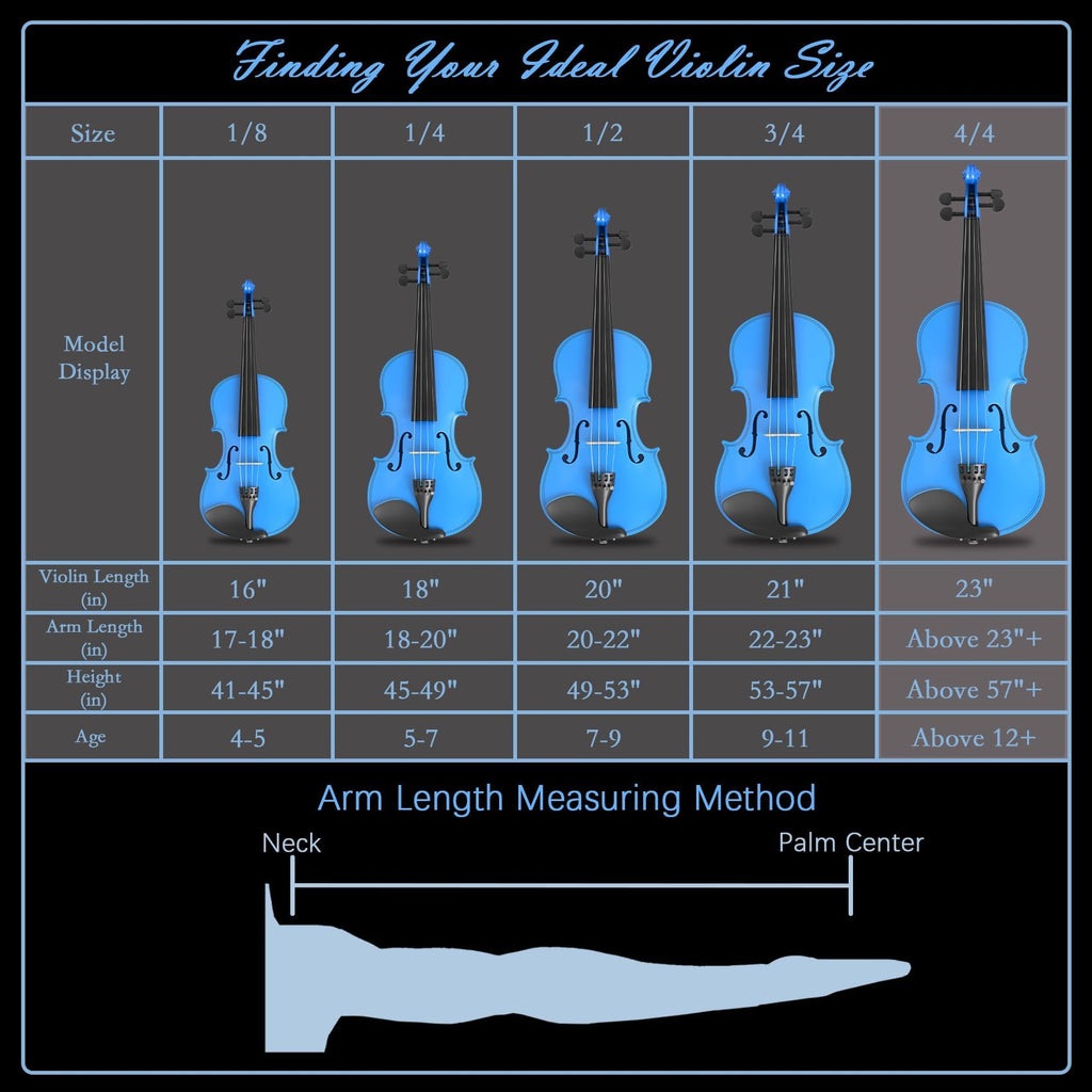 Beginner Violin 4/4, Full Size Violin for Adults, Teens, Student, Acoustic Fiddle Kit with Hard Case,Tuner,Mute,Shoulder Rest,Extra Strings,Cleaning Cloth,Learners Age 12+ (Reddish Brown)