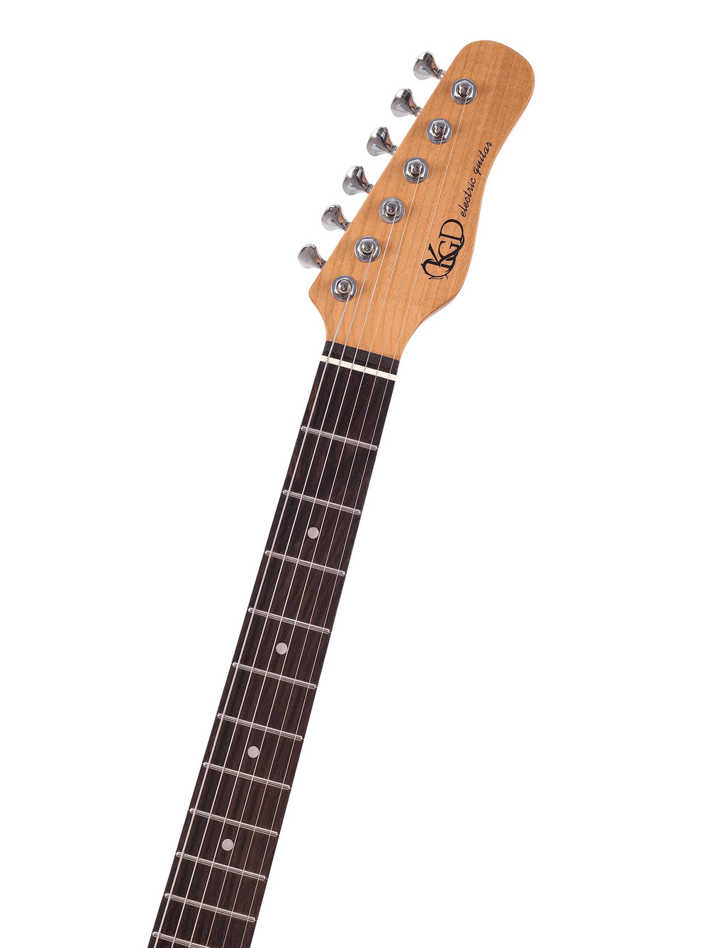 KGD Relic electric guitar mahogany body carbonized maple neck rosewood fretboard 6-string solidbody electric guitar S-S pickupsbrass barrel saddle bridge (Grass Green)