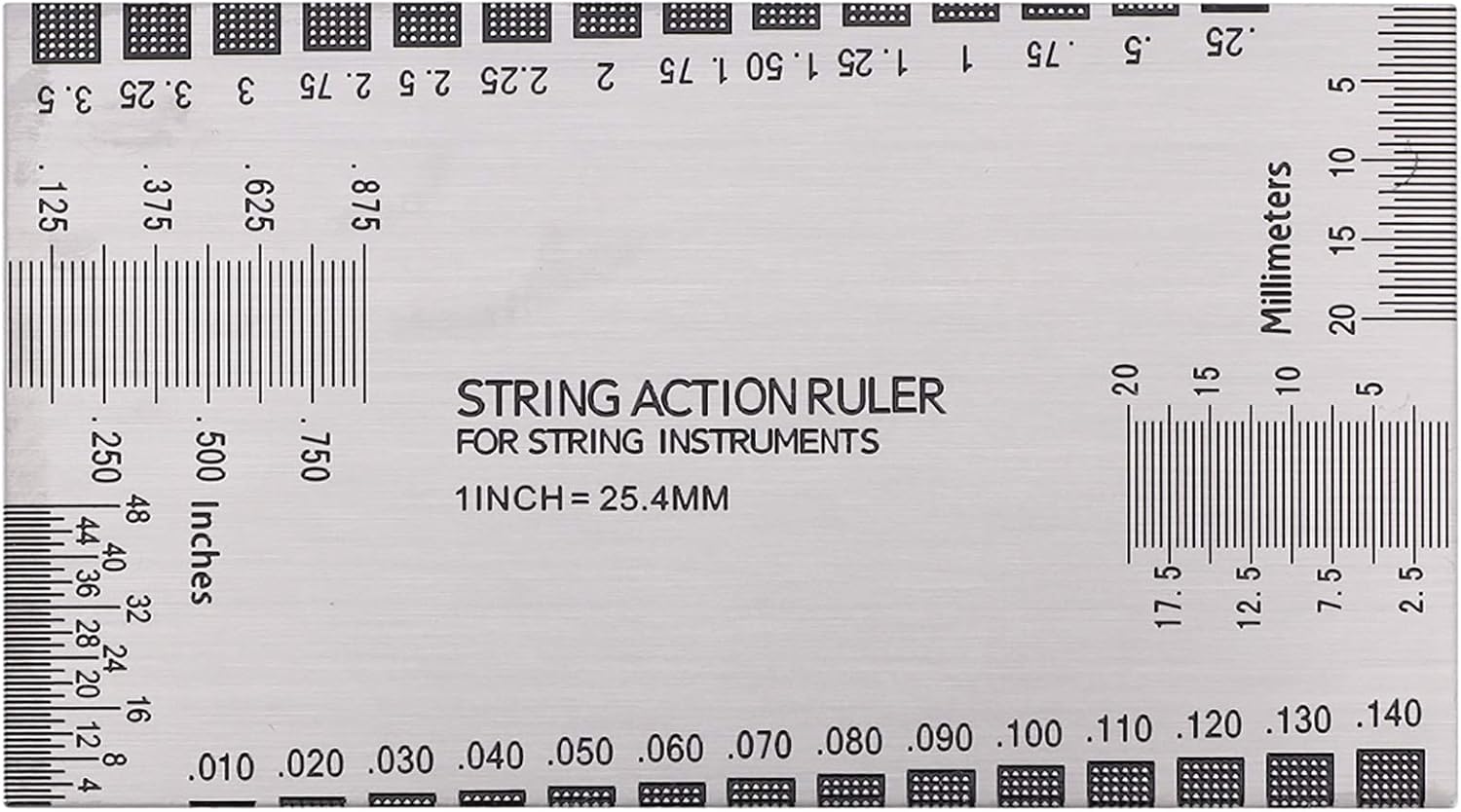 Guitar Tool Set, Professional Guitar Sander with Radius Gauge and String Action Ruler, Complete Guitar Accessories Kit for Electric Guitar, Bass, Banjo, Mandolin and Various String