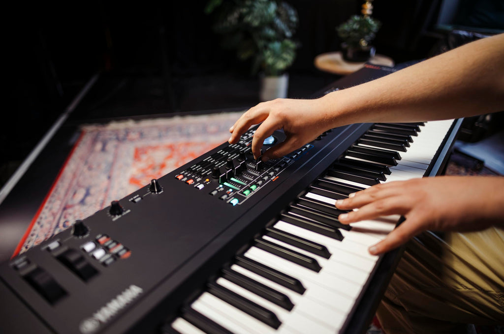 Yamaha 61-Key Music Synthesizer with Improved Keyboard Action, Performance Focused for Next Generation Sound Exploration, Expressive Control and Optimized Workflow MODX M6