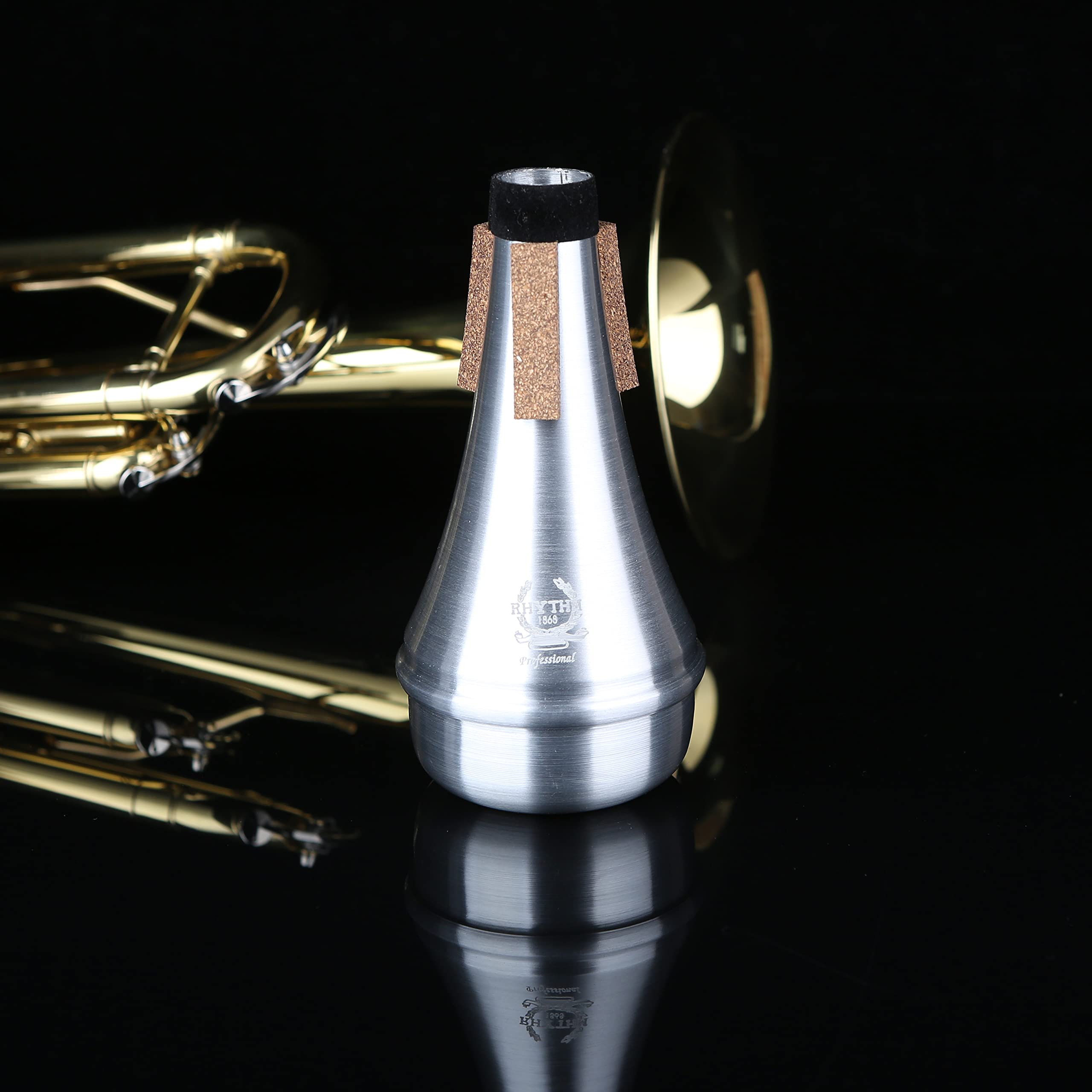 Rhythm Trumpet Mute,Trumpet Mute Silencer,Lightweight Aluminum Trumpet Practice Mute