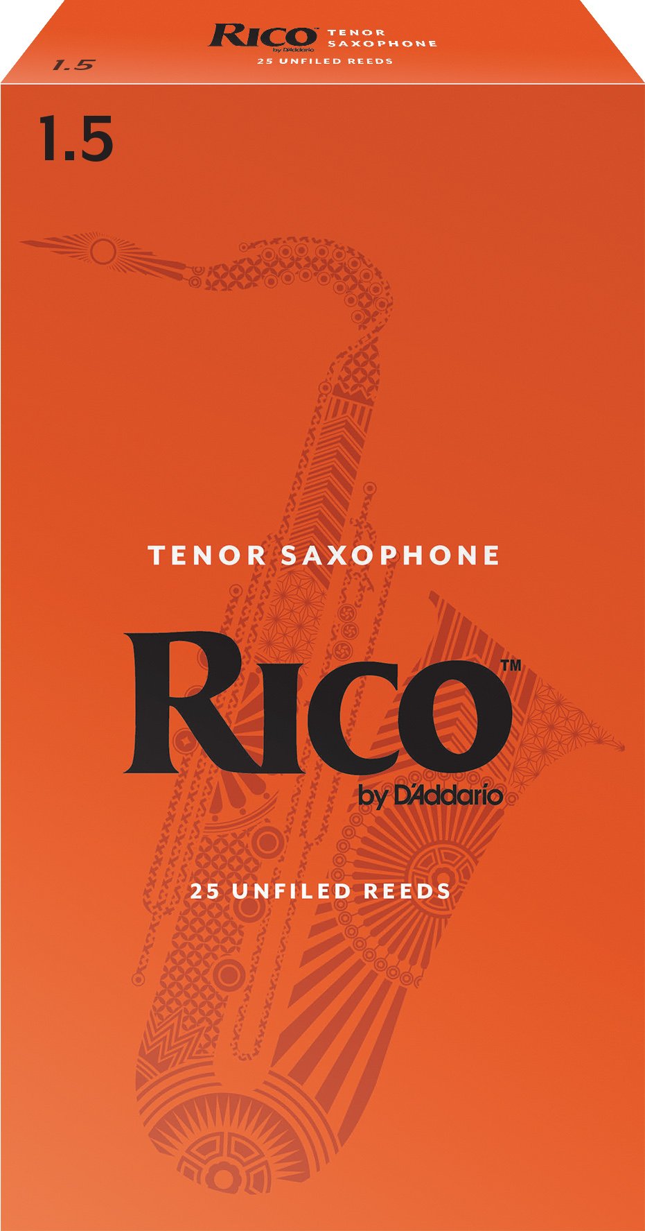 Rico Organic Tenor Saxophone Reeds, Strength 3.0, Pack of 10