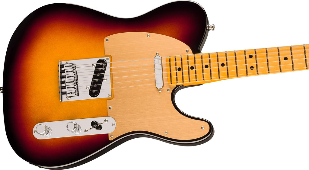 Fender American Ultra II Telecaster - Avalanche Bundle with Case, Strap, Cable, Hat, and Guitar Cleaning Kit