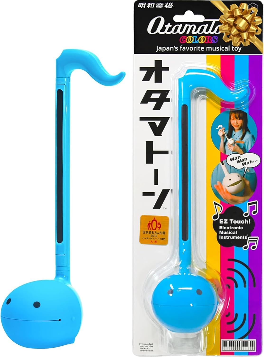 Otamatone Japanese Electronic Musical Instrument Portable Music Synthesizer from Japan by Maywa Denki Studio Award Winning, Educational Fun Gift for Children, Teens & Adults - Black
