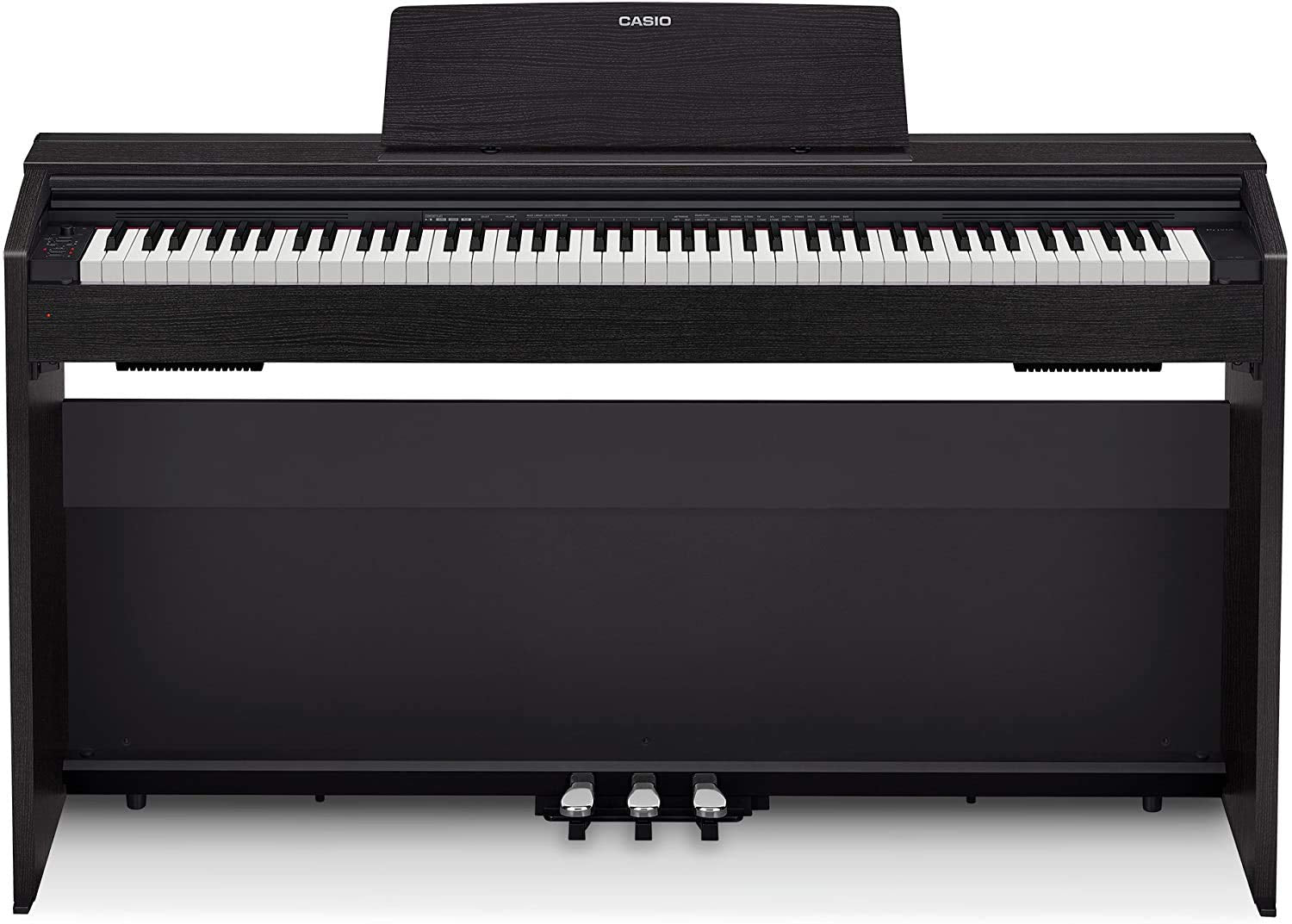Casio PX-870 Privia Digital Piano - Black Bundle with Furniture Bench, Headphones, Instructional Book, Online Lessons, Instructional DVD, and Austin Bazaar Polishing Cloth