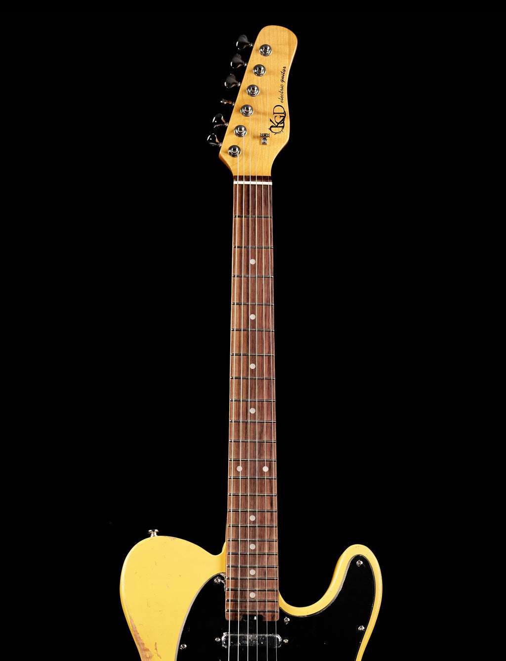KGD Relic electric guitar mahogany body carbonized maple neck rosewood fretboard 6-string solidbody electric guitar S-S pickupsbrass barrel saddle bridge (Grass Green)