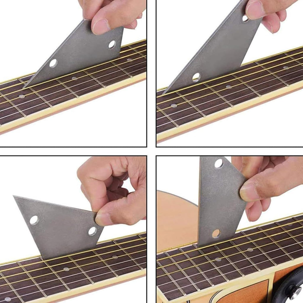 Professional Guitar Set Featuring Gauge and String Action Ruler Suitable for Accurate Measurements Portable Guitar Tool