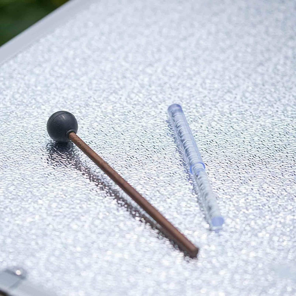 432HZ 8 Note Quartz Crystal Singing Harp,432 Hz Sound Therapy Quartz Crystal Singing Harp,with Flower of Life Pattern Including Bracket Alumina Carrry Case for Sound Bath and Meditatiion 440hz