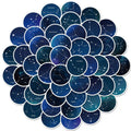50Pcs Violin Stickers Musical Instrument Waterproof Vinyl Decals | Peel and Stick waterproof sun-proof removable Reusable for Water Bottles Laptop Mobile Phone Skateboard Guitar Decoration