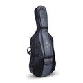 Crossrock Fiberglass Cello 4/4 Full Size Hardshell Case with Wheels in Yellow