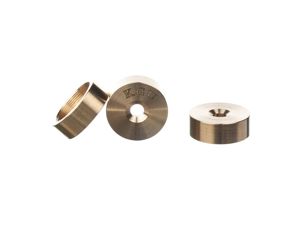 Trumpet Trim Kit for improving the sound. For all Bach Stradivarius Trumpet. Custom made KGUBrass (HEAVY, Antique Bronze Lacquer)