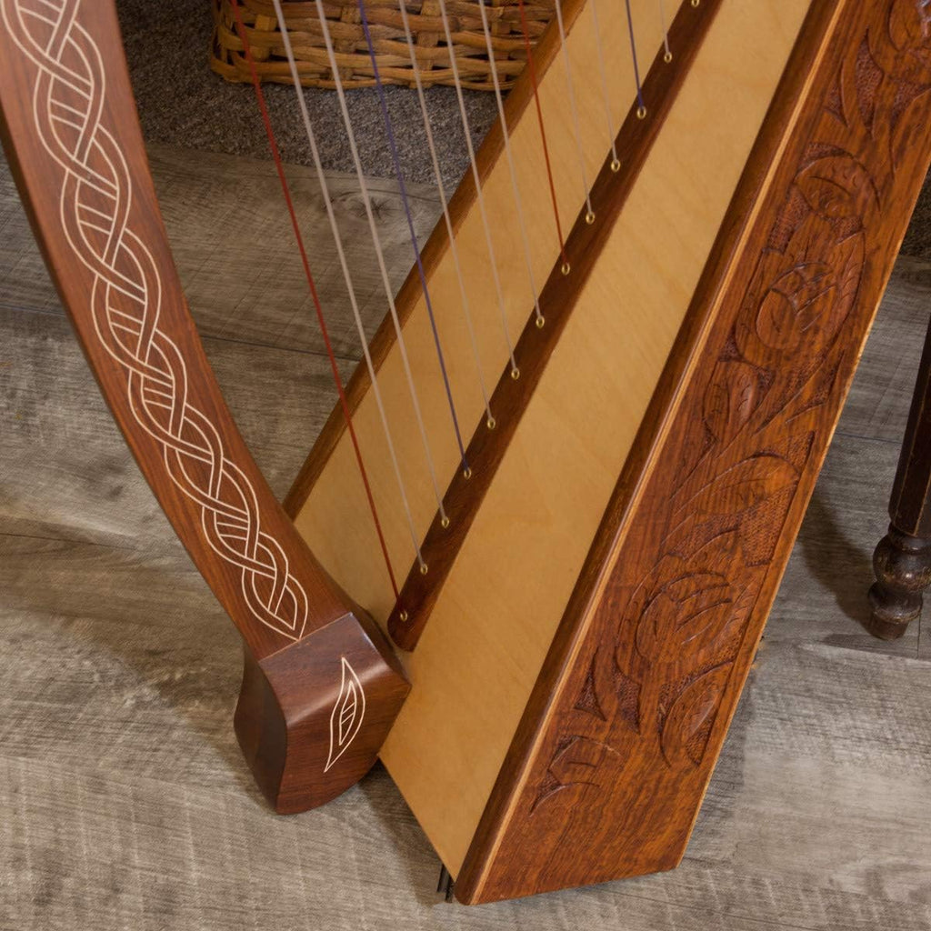 Roosebeck 22-String Heather Harp w/Chelby Levers + Learn to Play Book