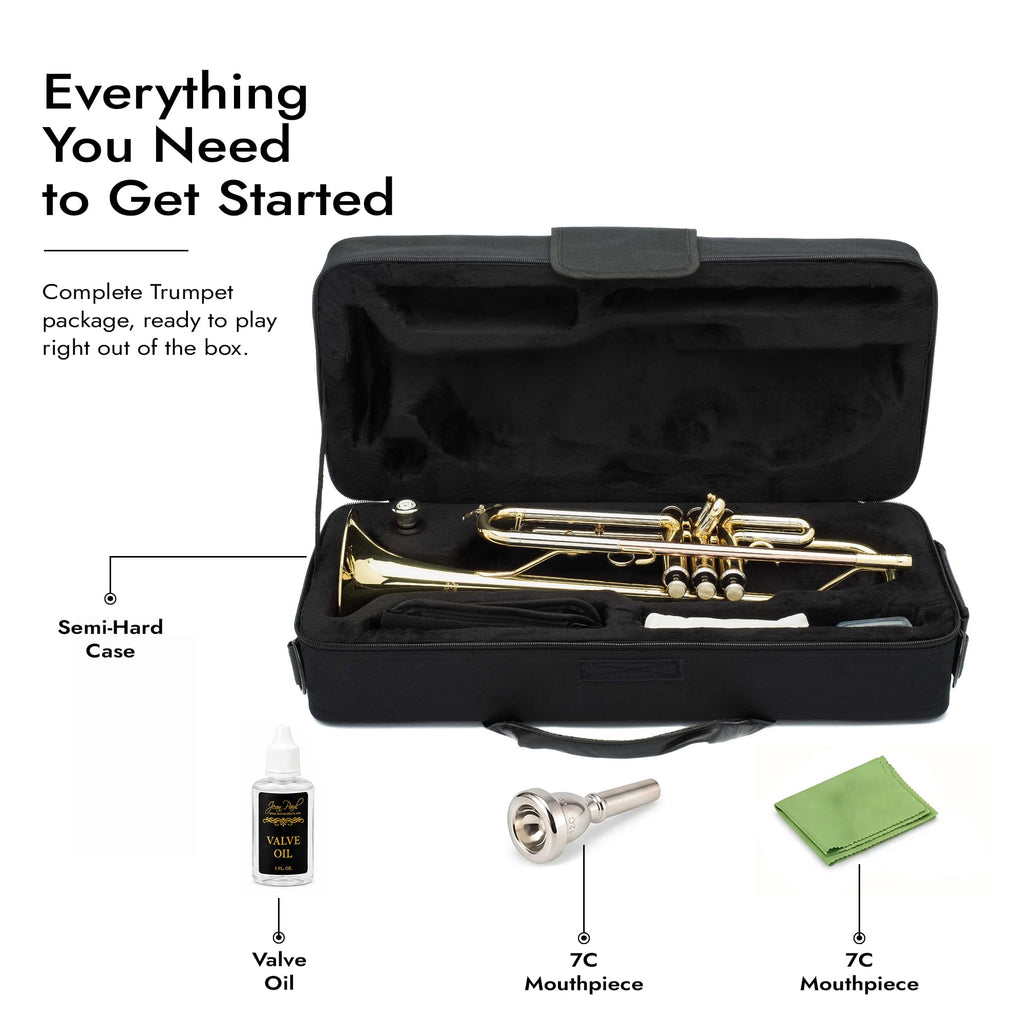 Jean Paul USA Trumpet - Standard, Brass (TR-430)