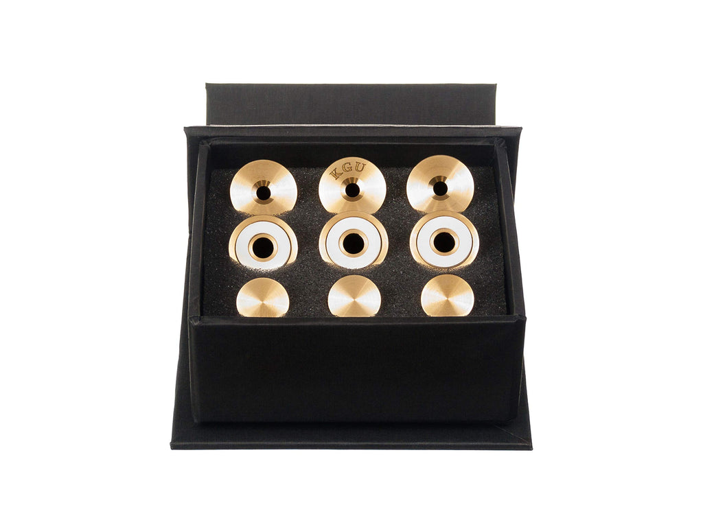 Trumpet Trim Kit for improving the sound. For all Bach Stradivarius Trumpet. Custom made KGUBrass (HEAVY, Antique Bronze Lacquer)