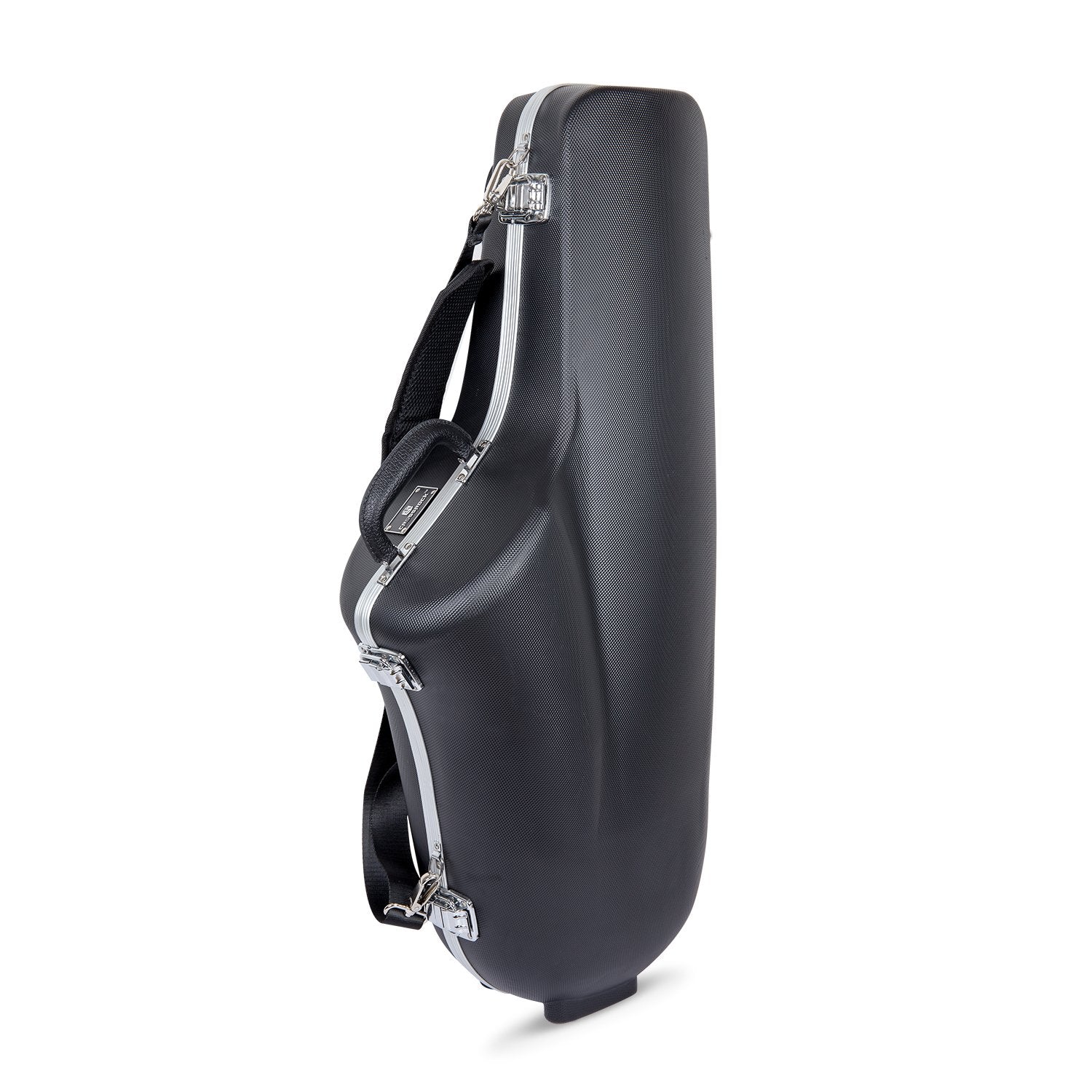 Crossrock Trumpet Case for Bb Horn | Textured Blue Finish with Velvet Interior, Security Lock, Metal Feet & Detachable Strap (CRA861TRBL)