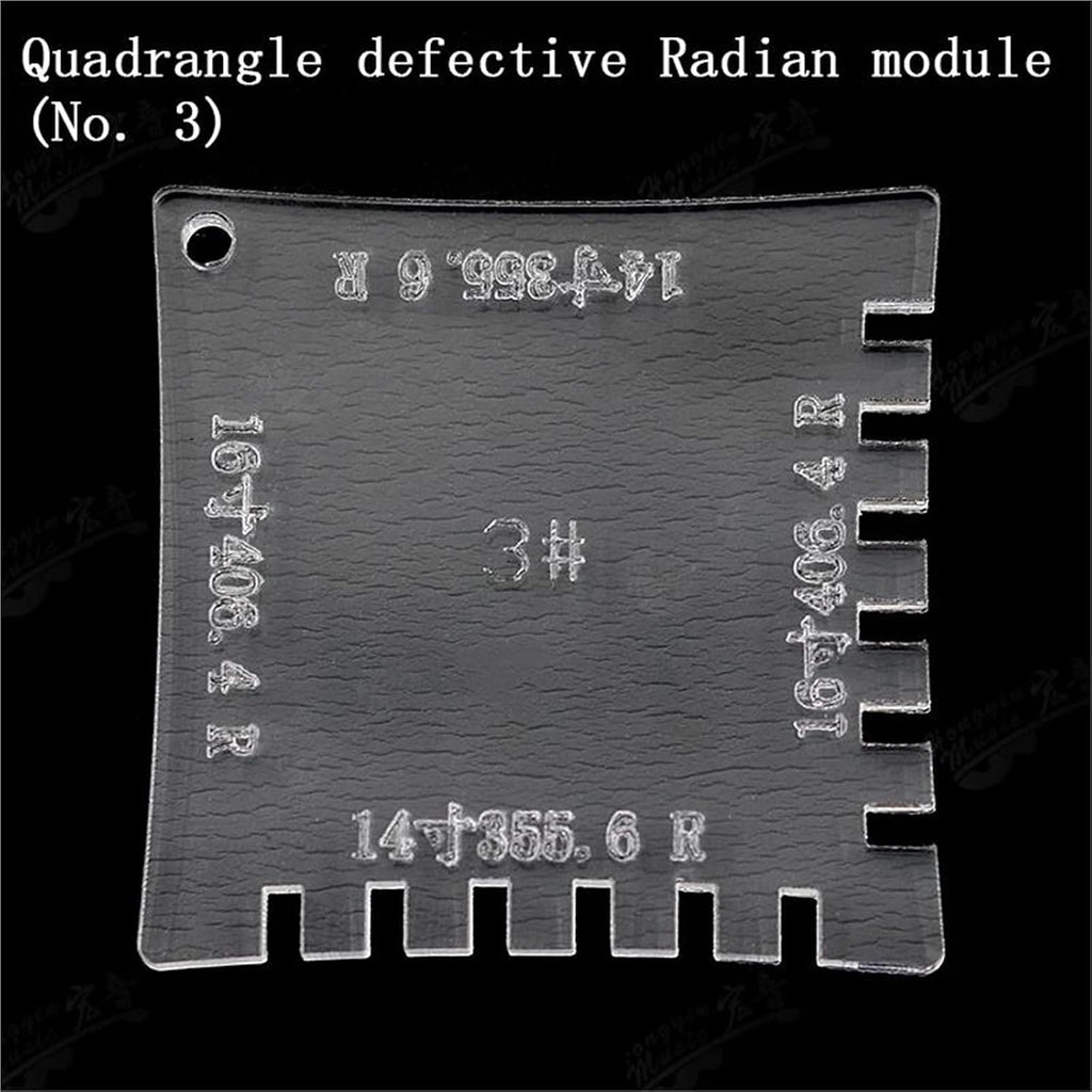 Guitar Fretboard Measuring Ruler Repair Tool Made Of Transparent Acrylic Material Guitar Luthier Tools Set