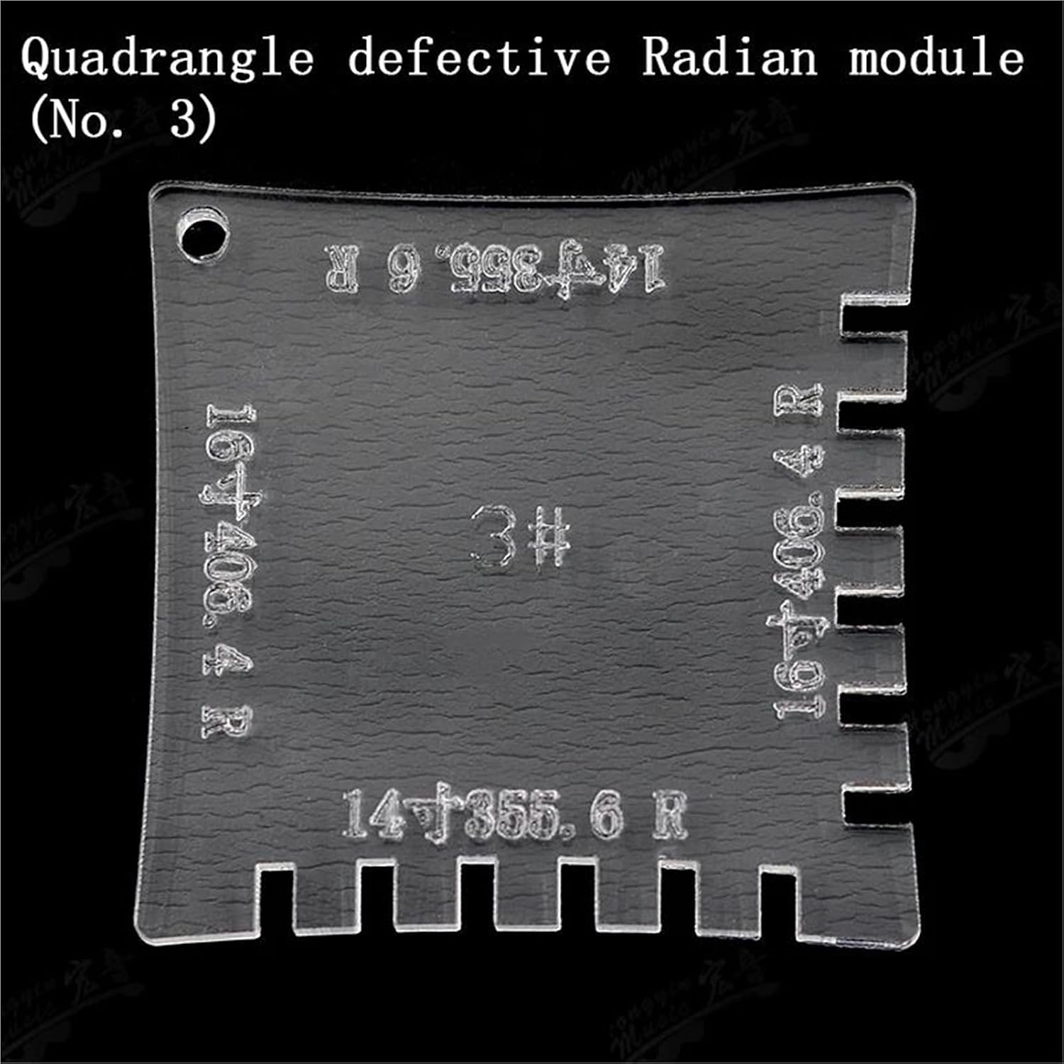 Guitar Fretboard Measuring Ruler Repair Tool Made Of Transparent Acrylic Material Guitar Luthier Tools Set