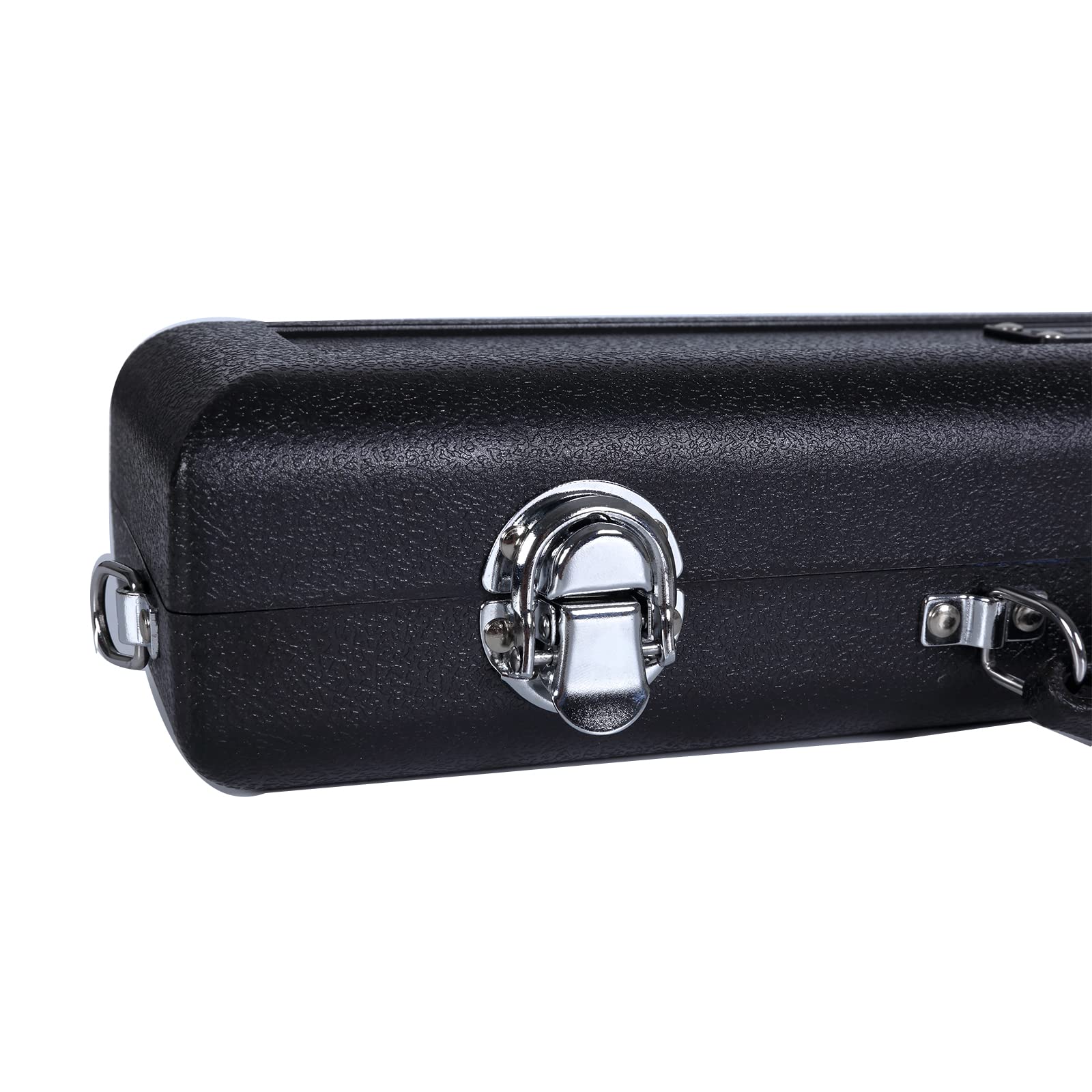 Crossrock ABS Trumpet Case for Bb Horn | Textured Blue Finish with Velvet Interior, Security Lock, Metal Feet & Detachable Strap (CRA862TRBL)