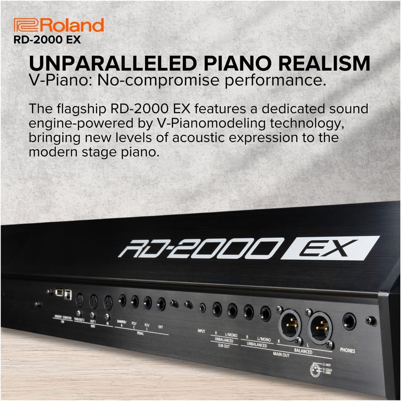 Roland RD-2000 EX 88-key Digital Piano Essentials Bundle
