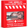 Worlds Smallest Violin Joke White Elephant Gift for Him Christmas Yankee Swap for Her Secret Santa Gift Funny Birthday Gag Prank 30th 40th 50th Birthday Gifts