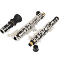 Oboe Professional Performance Level Redwood Body Silver Plated Semi Automatic C Tone with Reeds, Cleaning Cloth, Oboe Swab, Powder Paper, Absorbing Paper, Thumb Rest, Screwdriver, Gloves, Case
