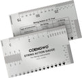 Guitar String Action Gauge, COENGWO String Height Gauge Ruler Guitar Setup Measuring Tool Kit for Guitar, Bass, Mandolin, Banjo