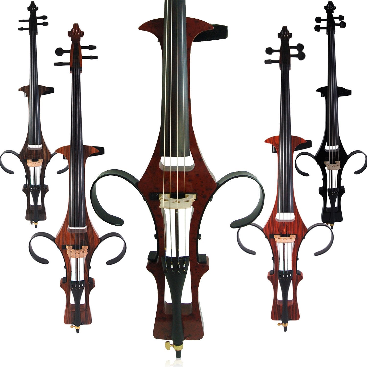 Aliyes Handmade Professional Solid Wood Electric Cello 4/4 Full Size Silent Electric Cello-Soul