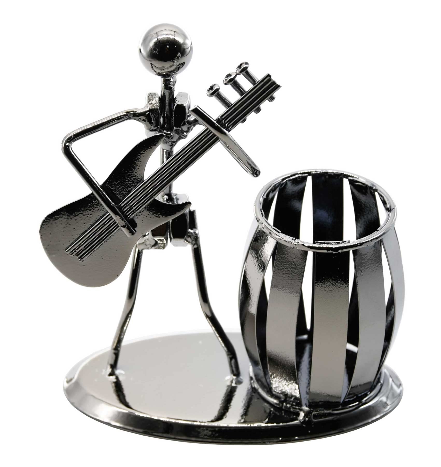 Metal Pencil Holder, Office Supply Pen Organizer Desktop Decoration Stand Container (Cello)
