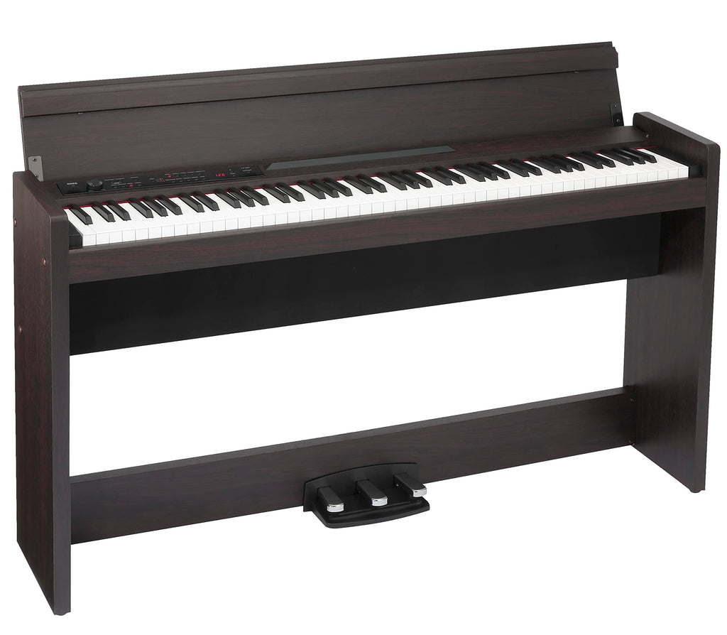 Korg, LP-380U Digital Home Piano with 88-Key Fully Weighted Keyboard, Built-in Speakers, Furniture Stand, and 3-Pedal Unit (LP-380-BK-U)