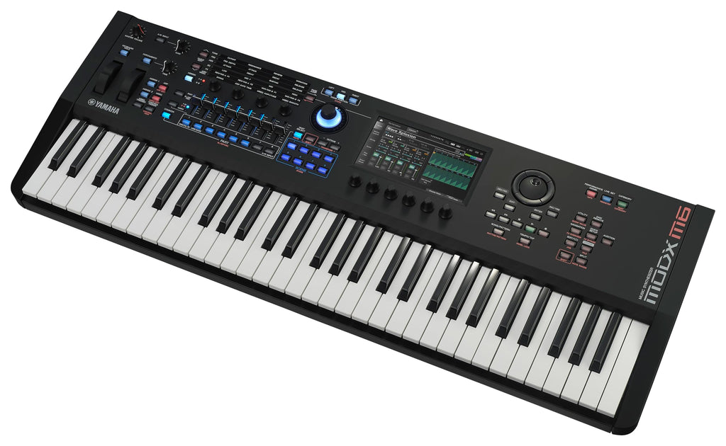 Yamaha 61-Key Music Synthesizer with Improved Keyboard Action, Performance Focused for Next Generation Sound Exploration, Expressive Control and Optimized Workflow MODX M6