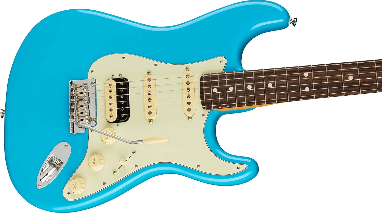 Fender American Professional II Stratocaster HSS - Miami Blue with Rosewood Fingerboard