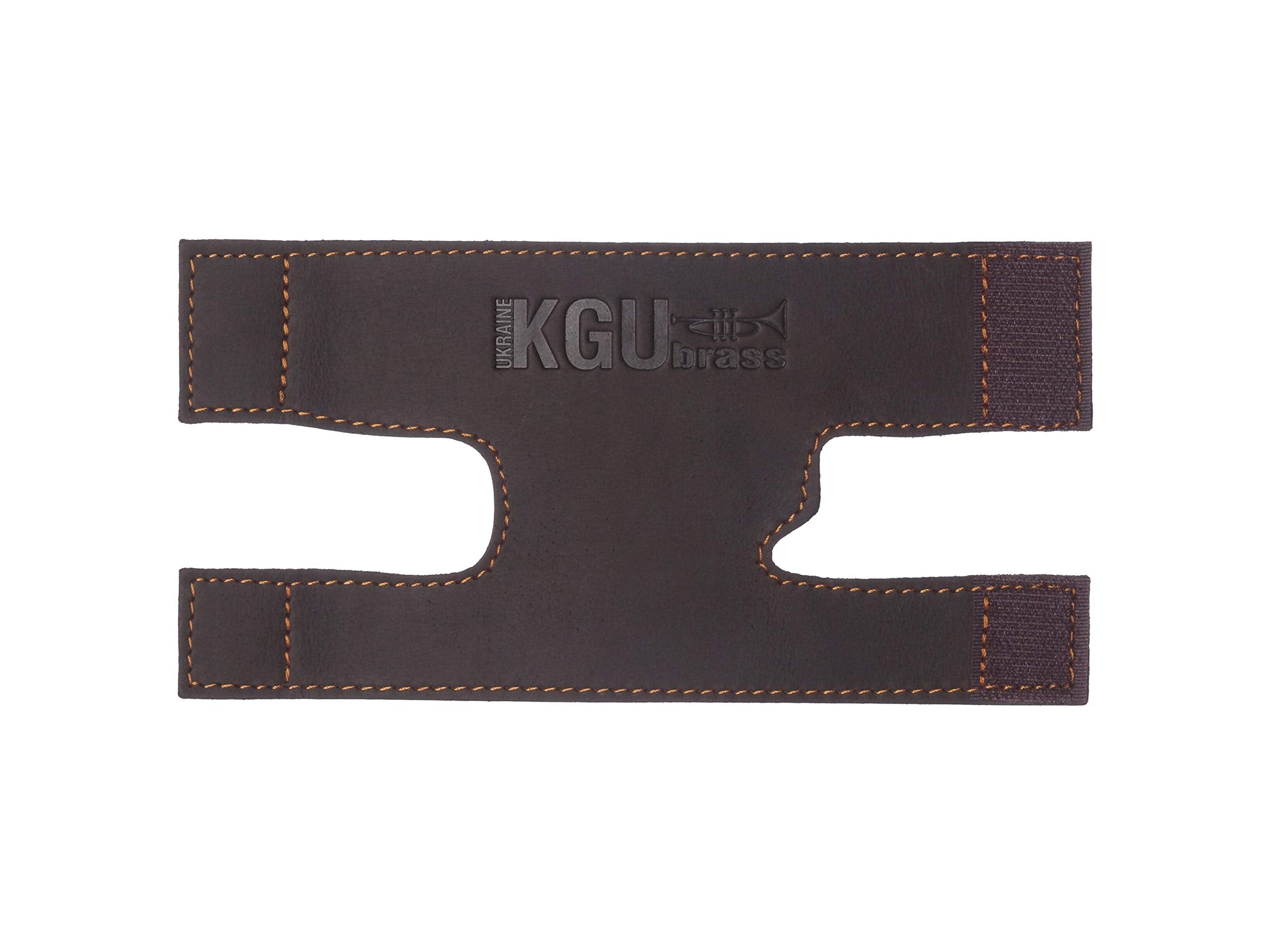 Trumpet valve guard by KGUBrass is the leather trumpet valve protector made of luxurious mild and thick material; use as protection from corrosion, scratches and stains (Marsala)