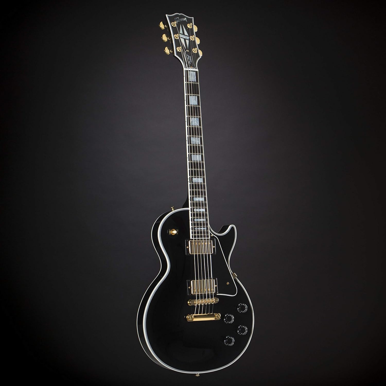 Gibson Custom Shop Les Paul Custom Ebony w/Ebony Fingerboard w/case