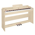 WENCAI 88 Key Fully Weighted Digital Piano Keyboard, White | Hammer Action Electric Pianos, Wooden Upright Electronic Piano for Beginner & Professional, Midi Compatible, Triple Pedal