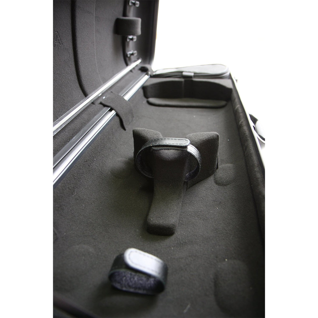 GEWA AIR 2.1 Violin Case Black High Gloss with Additional Side Handle Made in Germany