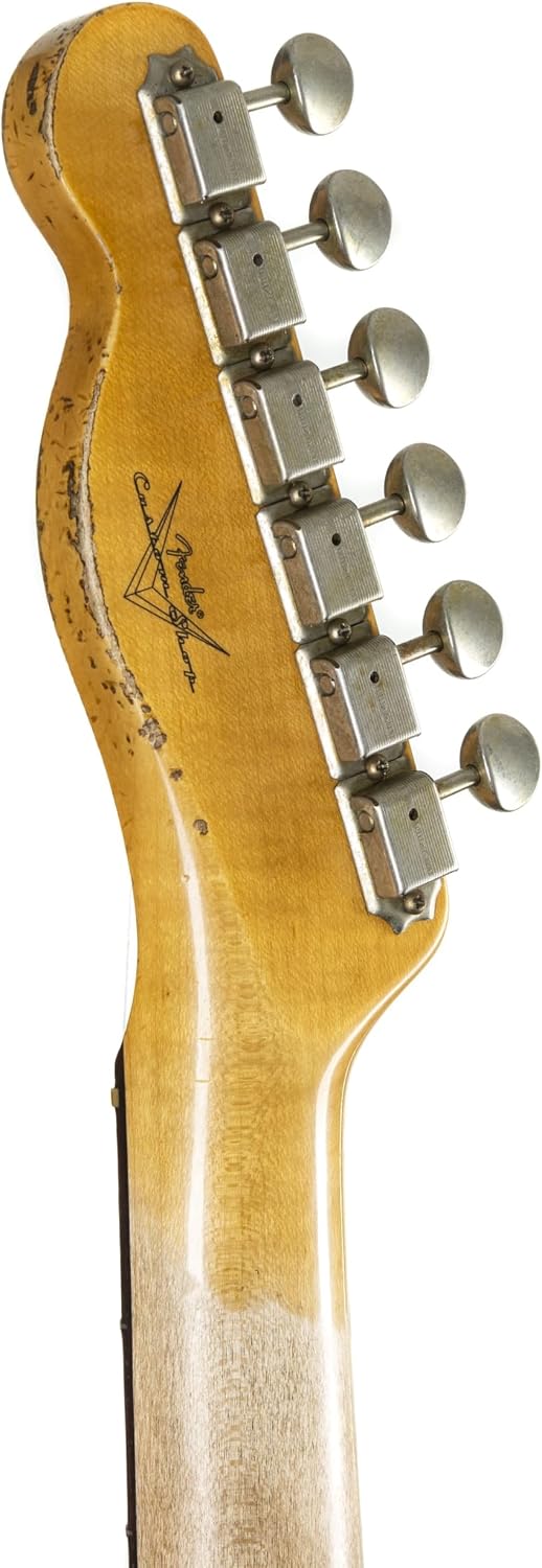 Custom Shop 1960 Telecaster Custom - Heavy Relic, Aged Black by FENDER